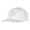 PUMA Golf Puma P Snapback Junior Hat -Sports Golf Shop 021812 03BRIGHTWHITE