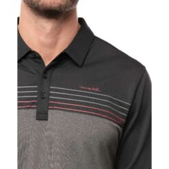 TravisMathew Cainsville Mens Golf Polo -Sports Golf Shop 11611 BLACK 2 856babf4 6951 4876 9272 b62f2b34c156