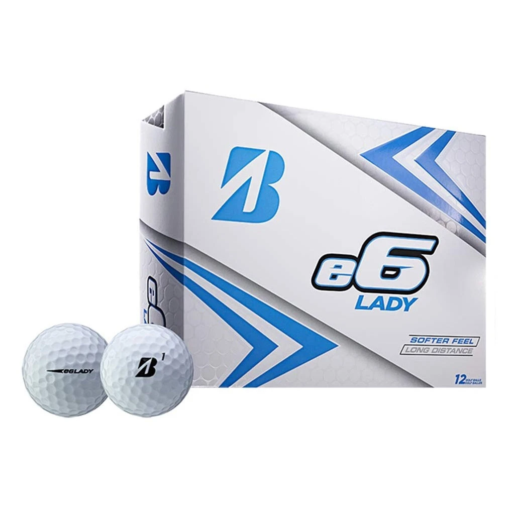 Bridgestone E6 Lady White Golf Balls - Dozen 3 Bridgestone E6 Lady White Golf Balls - Dozen