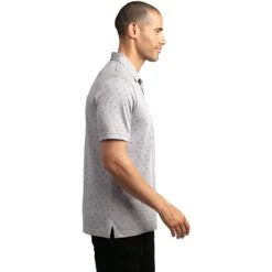 TravisMathew Chancellor Mens Golf Polo -Sports Golf Shop 12307 ALLOY 1 bf9fc08e 5847 47f3 9fa3 e80f7dccc15c