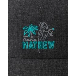 TravisMathew Party Parrot Mens Hat -Sports Golf Shop 12319 HTHRBLACK 2