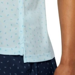Nike Dri-FIT Victory Printed Womens Sleeveless Golf Polo -Sports Golf Shop 13309 449TOPAZMIST 2