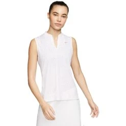 Nike Dri-FIT Victory Printed Womens Sleeveless Golf Polo -Sports Golf Shop 13309 644LASERCRIM