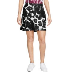 Nike Dri Fit UV Victory Printed 17in Womens Golf Skort 7 Nike Dri Fit UV Victory Printed 17in Womens Golf Skort -Sports Golf Shop 13330 010BLACK