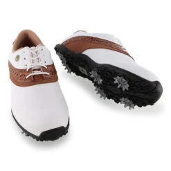 FootJoy LoPro Collection White Brown Womens Golf Shoes -Sports Golf Shop 15918 3 f5e42bec 4a13 454f adcf e50897a25115
