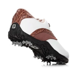 FootJoy LoPro Collection White Brown Womens Golf Shoes -Sports Golf Shop 15918 4 bb93ca27 24e8 4af8 8076 f9b7f898b078