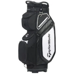 TaylorMade Cart 8.0 Golf Cart Bag -Sports Golf Shop 16328 BLACKWHTCHARC
