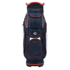TaylorMade Cart 8.0 Golf Cart Bag -Sports Golf Shop 16328 NAVYWHITERED 1