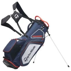 TaylorMade 8.0 Golf Stand Bag -Sports Golf Shop 16329 NAVYREDWHITE