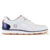 FootJoy Pro Spikeless White-Navy-Orange Mens Golf Shoes - Cosmetic Blem -Sports Golf Shop 16430 WHITENVYORG 881cb219 8805 4c0f a6a3 0ebd0e3a22b8
