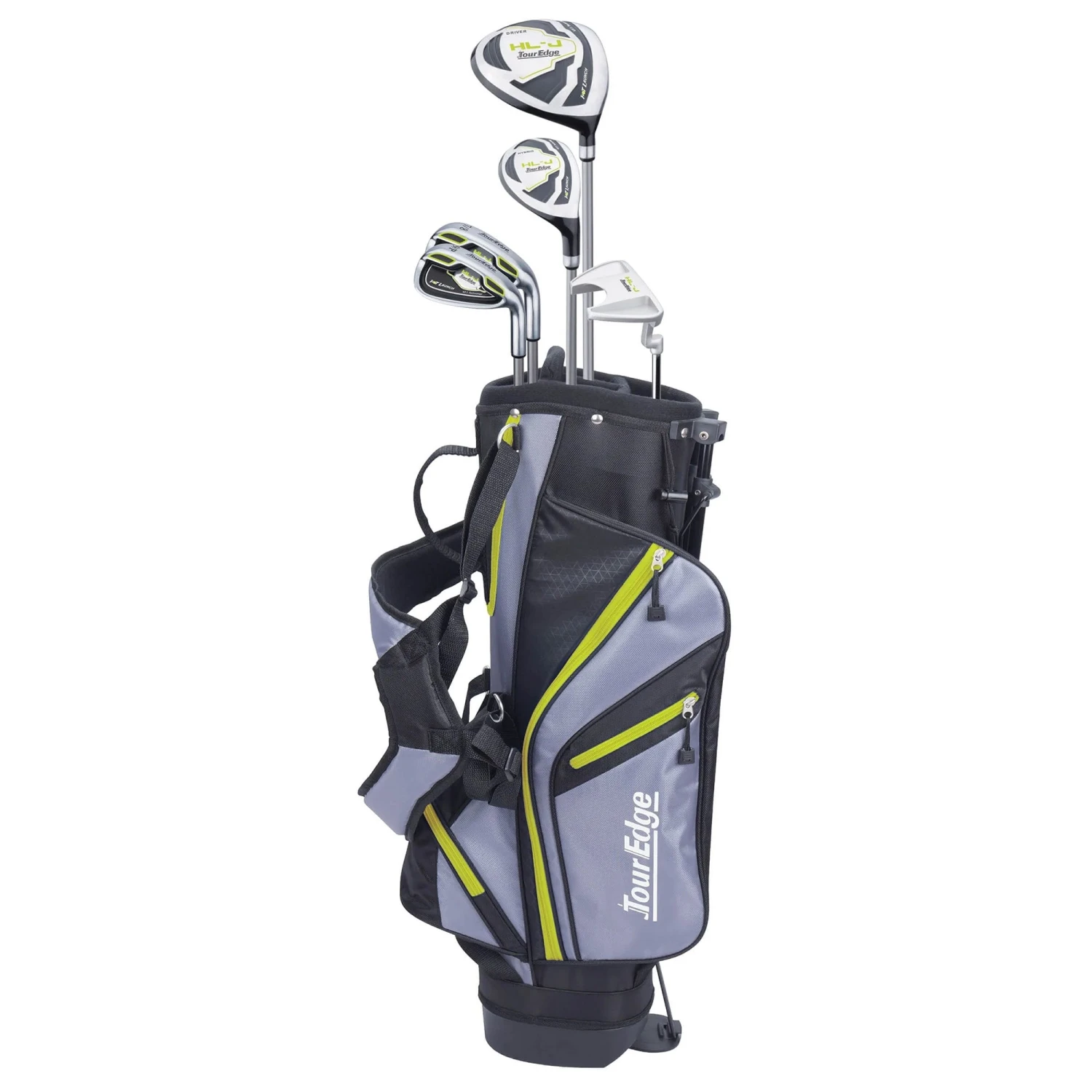 Tour Edge Hot Launch 7-10yrs Green Junior Complete Golf Set 3 Tour Edge Hot Launch 7-10yrs Green Junior Complete Golf Set