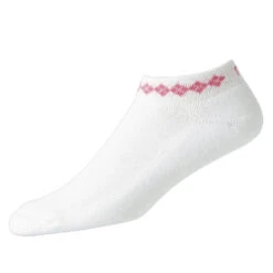 FootJoy ProDry Sportlet Argyle Womens No Show Golf Socks 9 FootJoy ProDry Sportlet Argyle Womens No Show Golf Socks -Sports Golf Shop 17742 WHITEPINK d2314f25 298e 4562 923f 2a9afcb62a8b