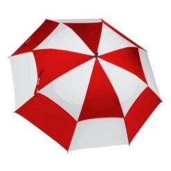 Bag Boy 62inch Wind Vent Manual Umbrella -Sports Golf Shop 17862 REDWHITE
