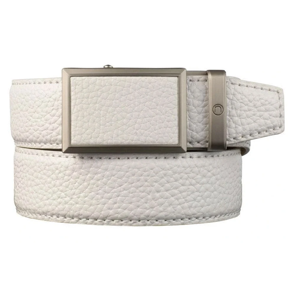 Nexbelt Go-In Pebble Grain Winner White V.4 Mens Belt 3 Nexbelt Go-In Pebble Grain Winner White V.4 Mens Belt