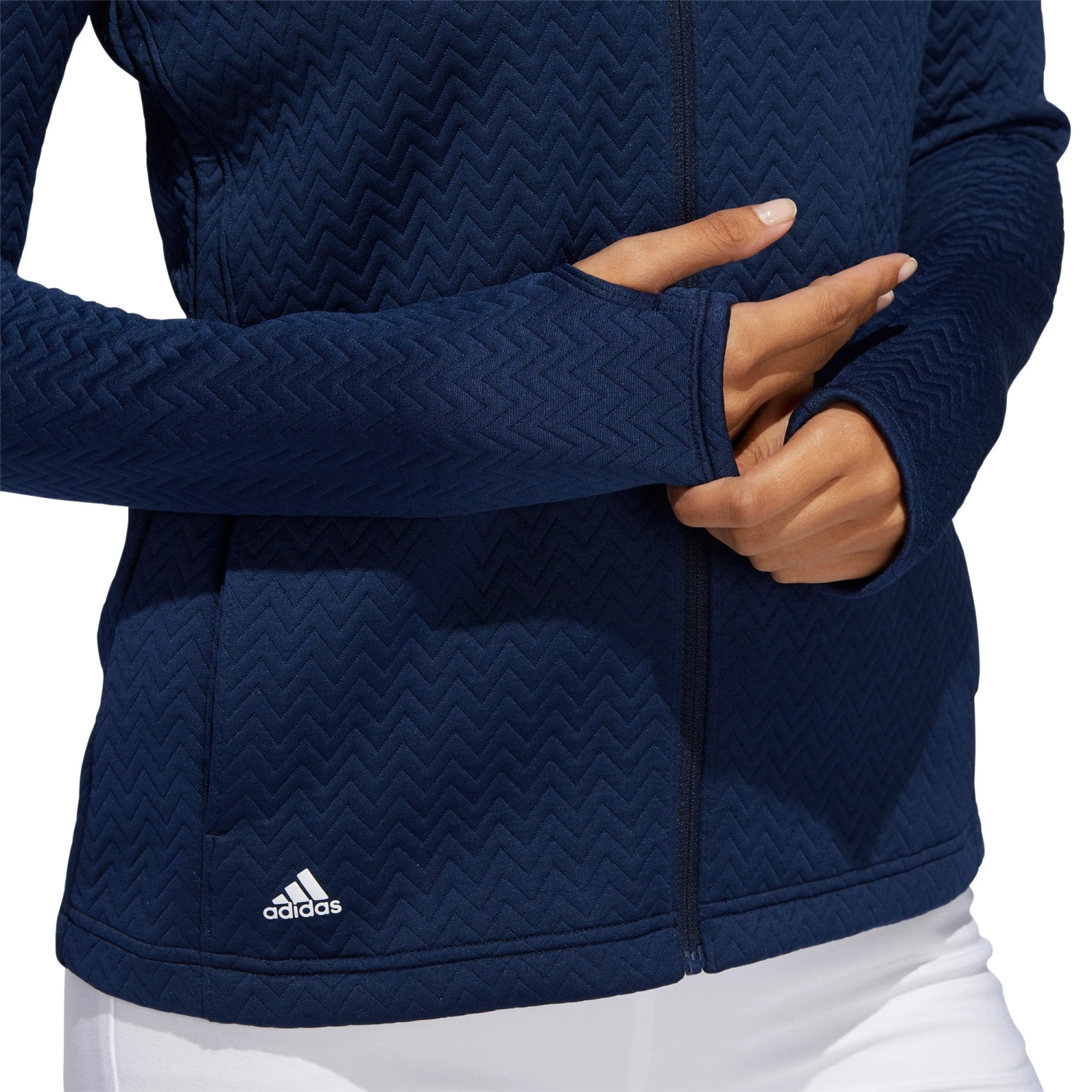 Adidas Golf Adidas Textured Layer Womens Golf Jacket 4 Adidas Golf Adidas Textured Layer Womens Golf Jacket - Image 2