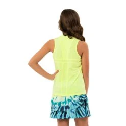 Lucky In Love Birdie Girls Sleeveless Golf Polo -Sports Golf Shop 20455 LEMONFROST718 2