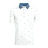 Greyson Spirit Of Michigan Arctic Mens Golf Polo