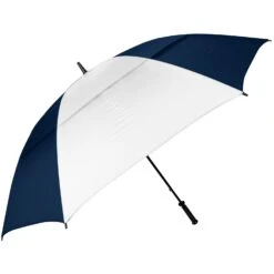Haas-Jordan Thunder Vented Golf Umbrella -Sports Golf Shop 23191 NAVYWHITE