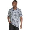 PUMA Golf Puma Cloudspun Tropic Leaves Mens Golf Polo