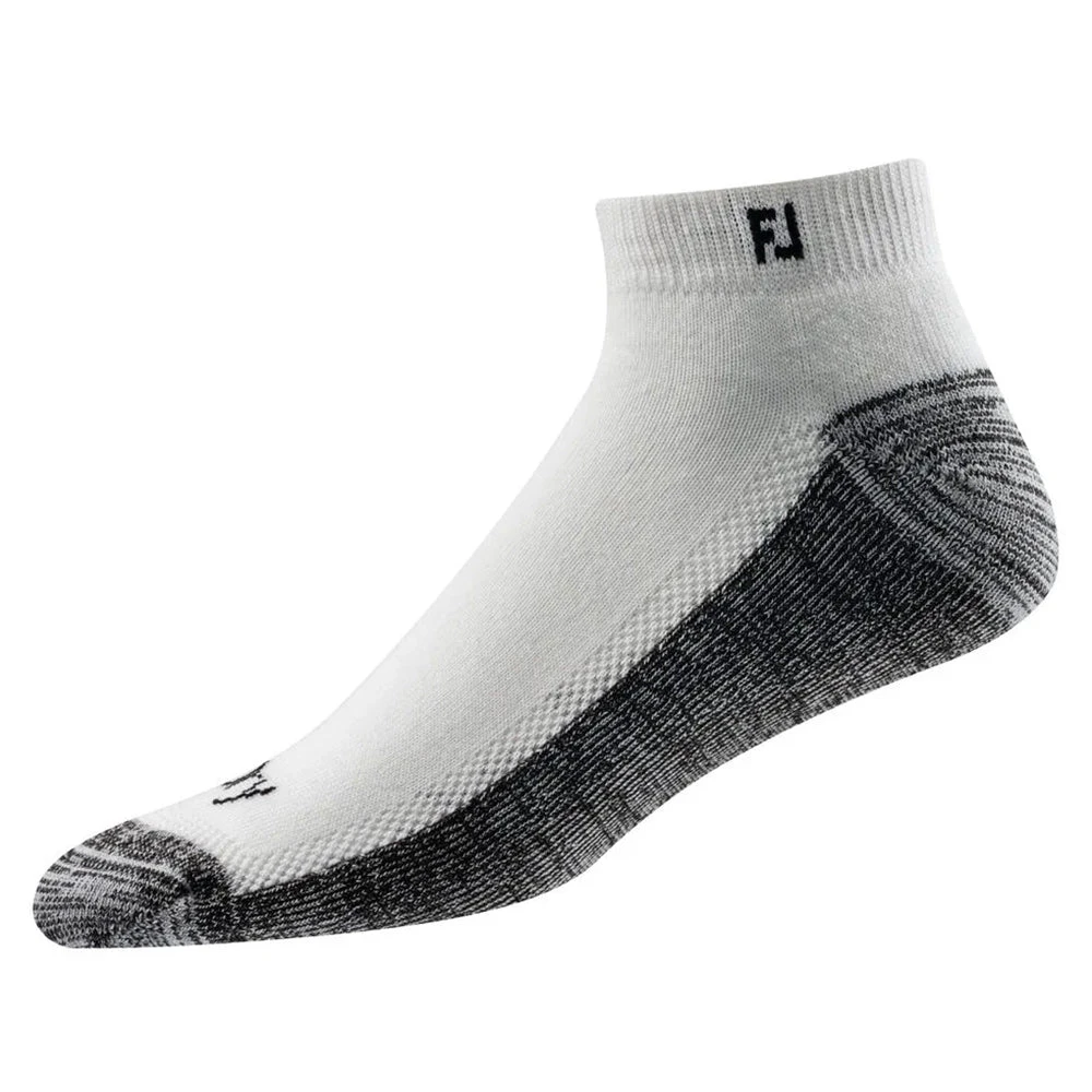 FootJoy ProDry Sport XL White Low Cut Golf Socks - 2 Pack 3 FootJoy ProDry Sport XL White Low Cut Golf Socks - 2 Pack