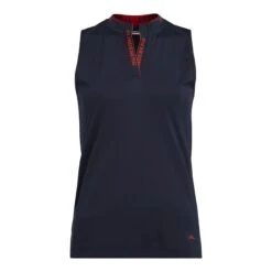 J.Lindeberg J. Lindeberg Leya Navy Womens Sleeveless Golf Polo