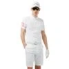 J.Lindeberg J. Lindeberg Heath Regular Fit Hot Pink Mens Golf Polo 2 J.Lindeberg J. Lindeberg Heath Regular Fit Hot Pink Mens Golf Polo -Sports Golf Shop 26198 HOTPINKS166