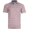Swannies Clark Redwood Hydro Mens Golf Polo