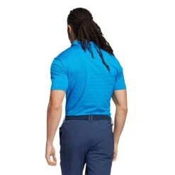 Adidas Golf Adidas Ottoman Stripe Mens Golf Polo -Sports Golf Shop 26924 BLUERUSHMINT 1