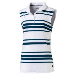PUMA Golf Puma Stripe Sleeveless Girls Golf Polo 7 PUMA Golf Puma Stripe Sleeveless Girls Golf Polo -Sports Golf Shop 595685 03GILBRALTRSE c5eee665 92d0 41cf 8228 8cbf5c6c31f9