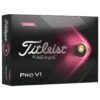 Titleist Pro V1 Pink Numbers Golf Balls - Dozen -Sports Golf Shop 85026