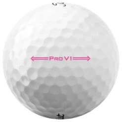 Titleist Pro V1 Pink Numbers Golf Balls - Dozen -Sports Golf Shop 85026 2