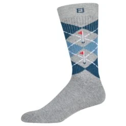FootJoy ProDry Fashion Crew Mens Socks 22 FootJoy ProDry Fashion Crew Mens Socks -Sports Golf Shop 85163 LTGREY992