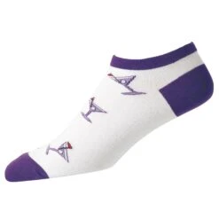 FootJoy ComfortSof Martini Print Womens Low Cut Socks 12 FootJoy ComfortSof Martini Print Womens Low Cut Socks -Sports Golf Shop 85181 PURPLE e9083f46 f03f 489b a0cc a90c609c788e