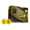 Bridgestone E12 SOFT Matte Yellow Golf Balls - Dozen -Sports Golf Shop 9CYX6D