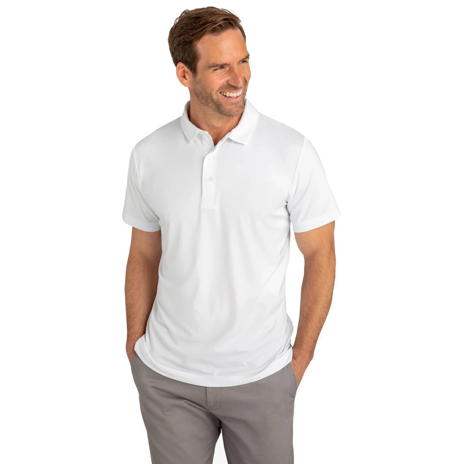 Mizzen + Main Phil Mickelson White Mens Polo 3 Mizzen + Main Phil Mickelson White Mens Polo